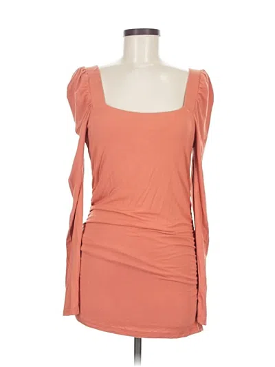 Pre-owned Boston Proper Cocktail Dress In Orange