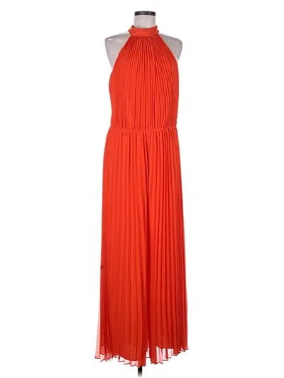 Pre-owned Boston Proper Cocktail Dress In Orange