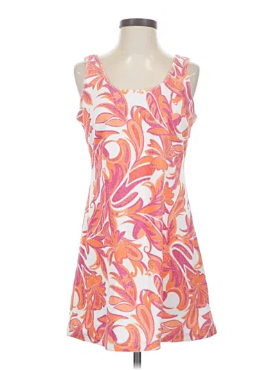 Pre-owned Boston Proper Cocktail Dress In Orange