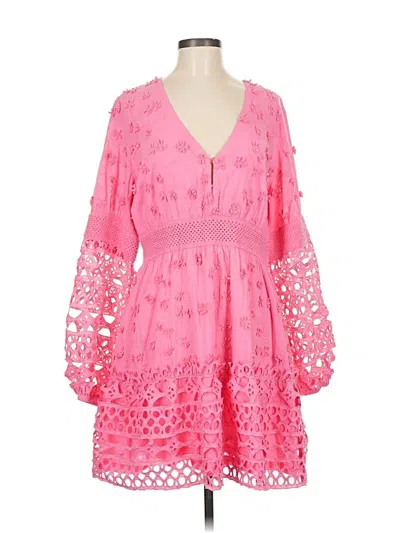 Pre-owned Boston Proper Cocktail Dress In Pink
