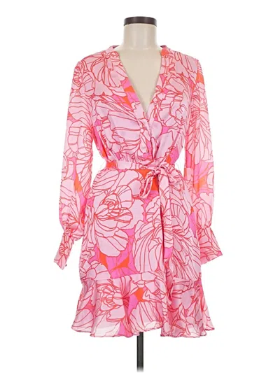 Pre-owned Boston Proper Cocktail Dress In Pink