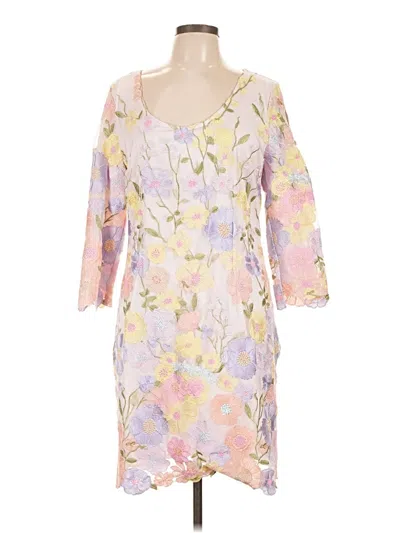 Pre-owned Boston Proper Cocktail Dress In Pink