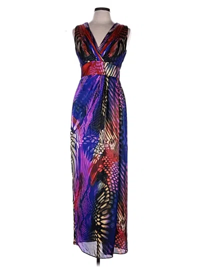 Pre-owned Boston Proper Cocktail Dress In Purple