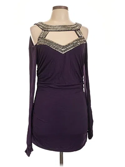 Pre-owned Boston Proper Cocktail Dress In Purple