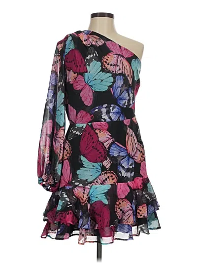 Pre-owned Boston Proper Cocktail Dress In Purple