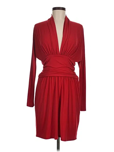 Pre-owned Boston Proper Cocktail Dress In Red