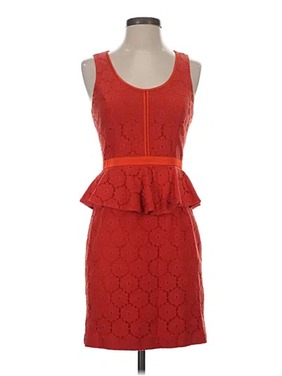 Pre-owned Boston Proper Cocktail Dress In Red