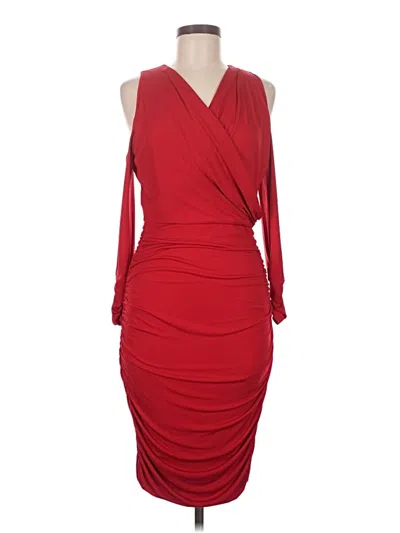 Pre-owned Boston Proper Cocktail Dress In Red