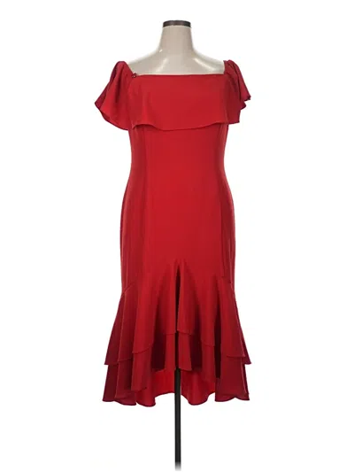 Pre-owned Boston Proper Cocktail Dress In Red