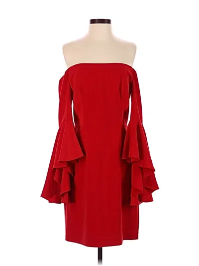 Pre-owned Boston Proper Cocktail Dress In Red
