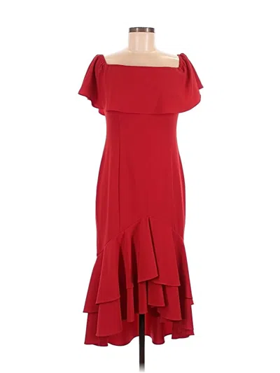 Pre-owned Boston Proper Cocktail Dress In Red