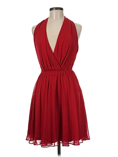 Pre-owned Boston Proper Cocktail Dress In Red