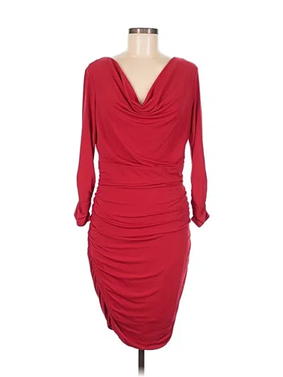 Pre-owned Boston Proper Cocktail Dress In Red
