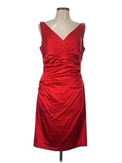 Pre-owned Boston Proper Cocktail Dress In Red