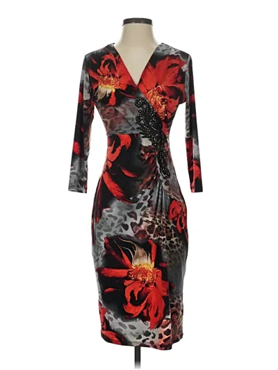 Pre-owned Boston Proper Cocktail Dress In Red