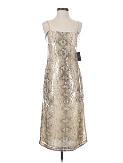 Pre-owned Boston Proper Cocktail Dress In Silver