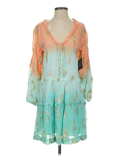 Pre-owned Boston Proper Cocktail Dress In Teal