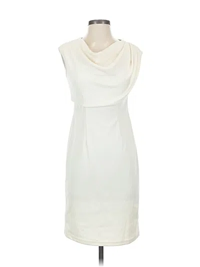 Pre-owned Boston Proper Cocktail Dress In White