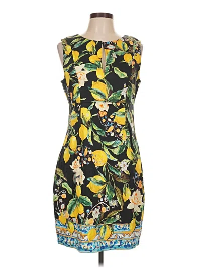 Pre-owned Boston Proper Cocktail Dress In Yellow