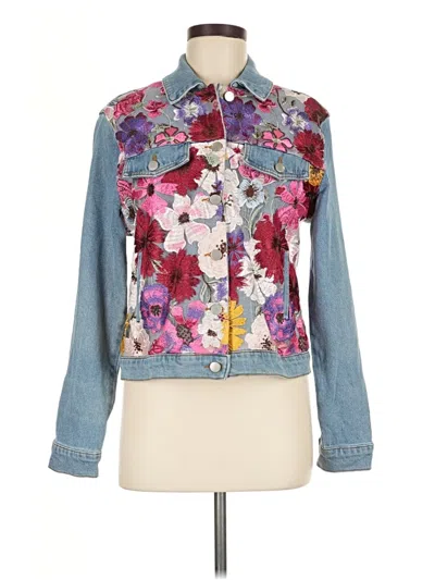 Pre-owned Boston Proper Denim Jacket In Blue
