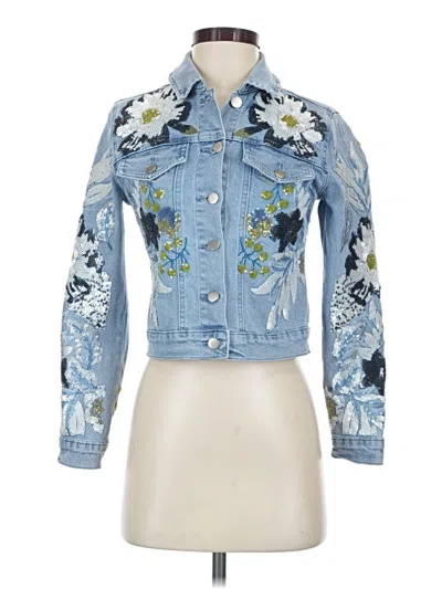 Pre-owned Boston Proper Denim Jacket In Blue