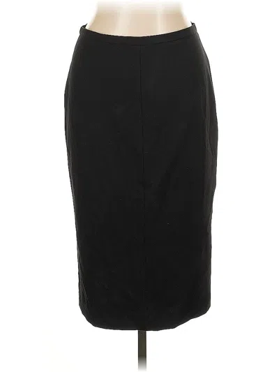 Pre-owned Boston Proper Formal Skirt In Black