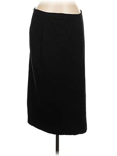 Pre-owned Boston Proper Formal Skirt In Black