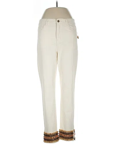 Pre-owned Boston Proper Jeans In Ivory