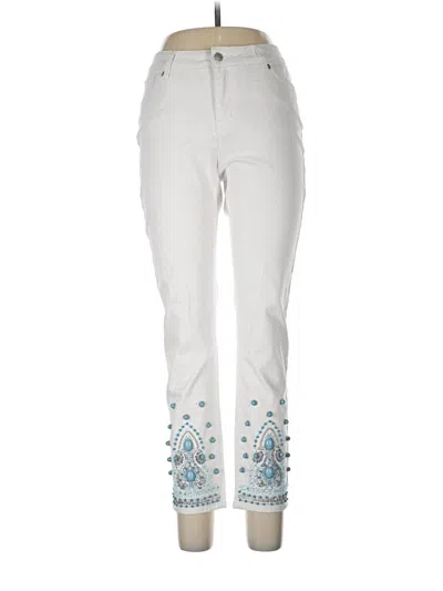 Pre-owned Boston Proper Jeans In Ivory