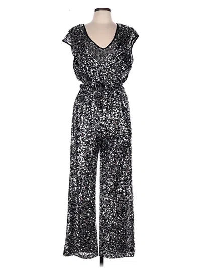 Pre-owned Boston Proper Jumpsuit In Silver