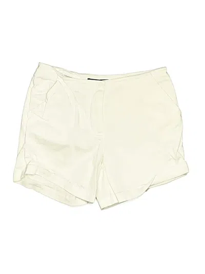 Pre-owned Boston Proper Khaki Shorts In Ivory