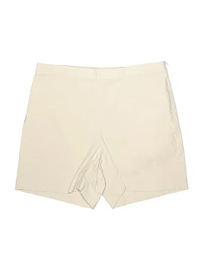 Pre-owned Boston Proper Khaki Shorts In Ivory