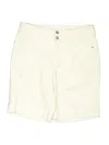 Boston Proper Khaki Shorts In White