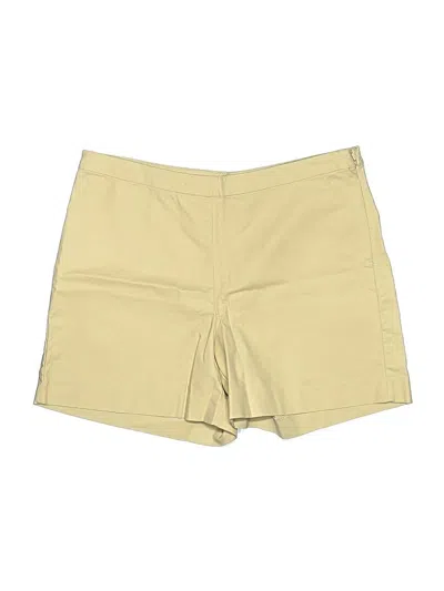 Pre-owned Boston Proper Khaki Shorts In Yellow