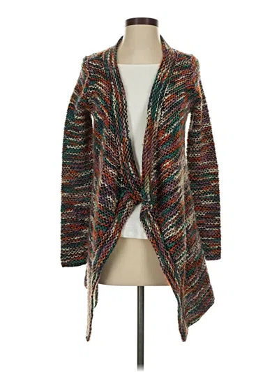 Pre-owned Boston Proper Kimono In Brown