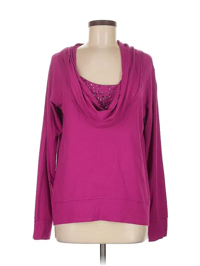 Pre-owned Boston Proper Long Sleeve Top Pink Cowl Neck Tops