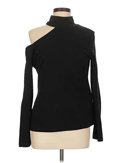 Pre-owned Boston Proper Long Sleeve Turtleneck In Black