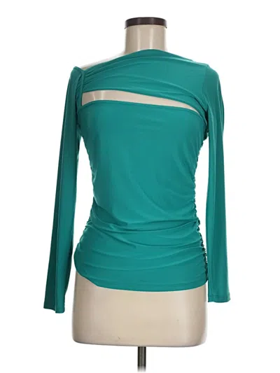 Pre-owned Boston Proper Long Sleeve Turtleneck In Blue