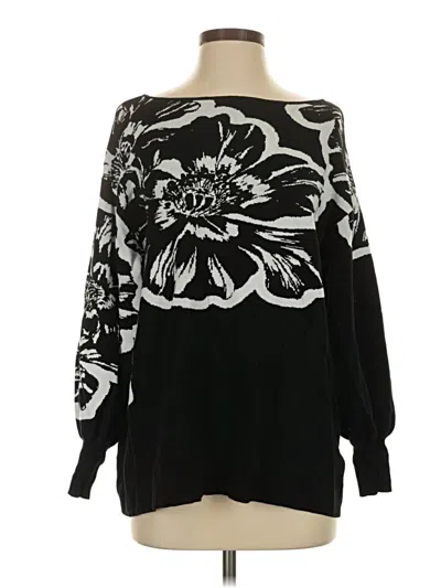 Pre-owned Boston Proper Pullover Sweater In Black