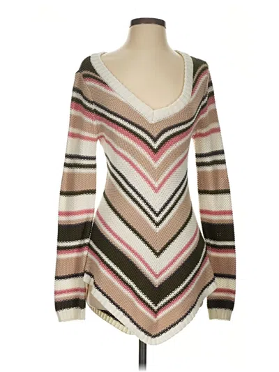 Pre-owned Boston Proper Pullover Sweater In Brown