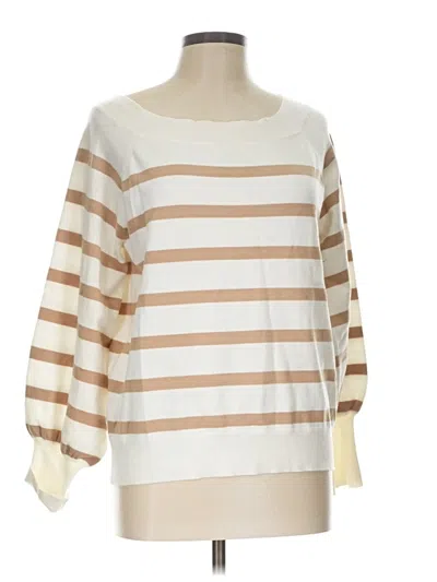Pre-owned Boston Proper Pullover Sweater In Ivory