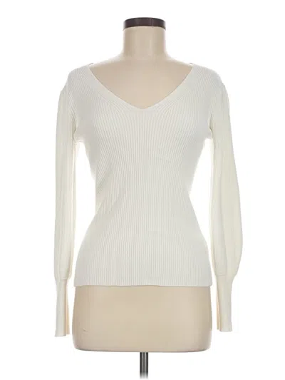Pre-owned Boston Proper Pullover Sweater In Ivory