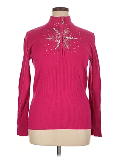 Pre-owned Boston Proper Pullover Sweater In Pink