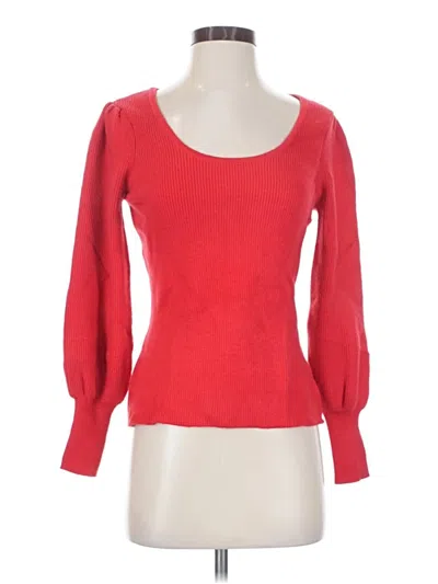 Pre-owned Boston Proper Pullover Sweater In Red