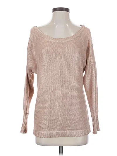 Pre-owned Boston Proper Pullover Sweater In Tan