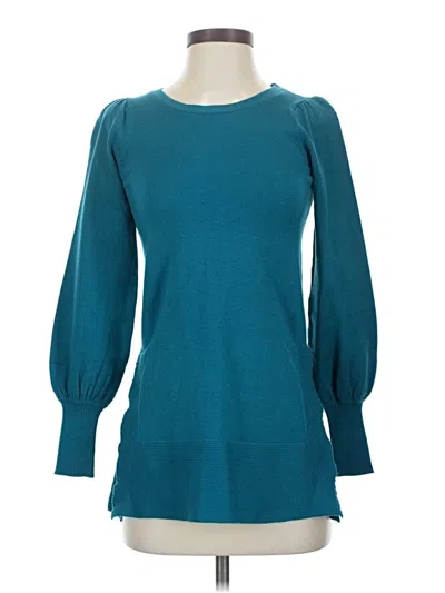 Pre-owned Boston Proper Pullover Sweater In Teal