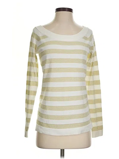 Pre-owned Boston Proper Pullover Sweater In Yellow