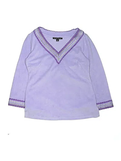 Pre-owned Boston Proper Rash Guard In Purple