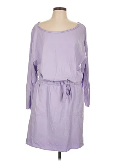 Pre-owned Boston Proper Romper In Purple