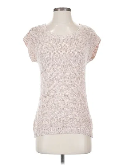 Pre-owned Boston Proper Short Sleeve T-shirt In White